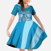 Saint Pierre And Miquelon Is In My DNA Family Matching Off Shoulder Maxi Dress and Hawaiian Shirt - Wonder Print Shop