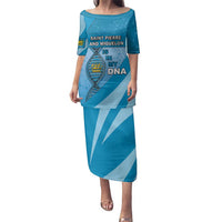 Saint Pierre And Miquelon Is In My DNA Family Matching Puletasi and Hawaiian Shirt - Wonder Print Shop
