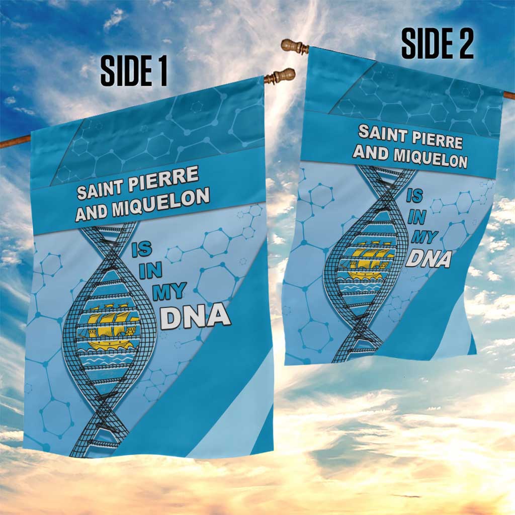 Saint Pierre And Miquelon Is In My DNA Garden Flag - Wonder Print Shop
