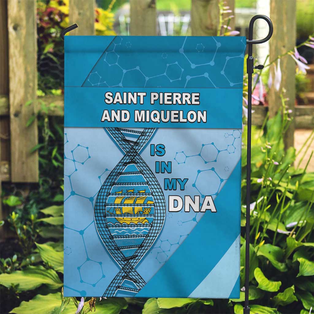 Saint Pierre And Miquelon Is In My DNA Garden Flag - Wonder Print Shop