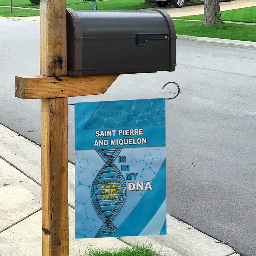 Saint Pierre And Miquelon Is In My DNA Garden Flag - Wonder Print Shop