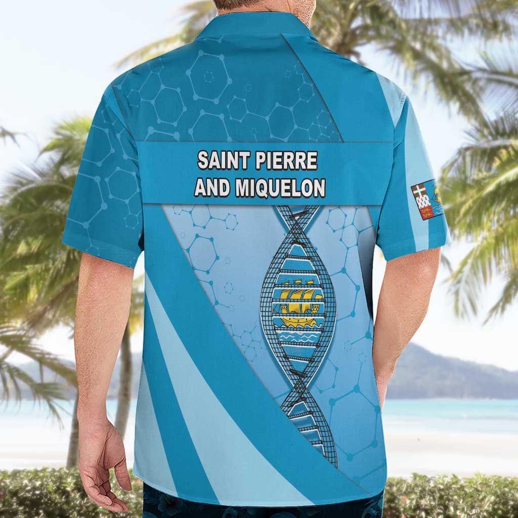 Saint Pierre And Miquelon Is In My DNA Hawaiian Shirt - Wonder Print Shop