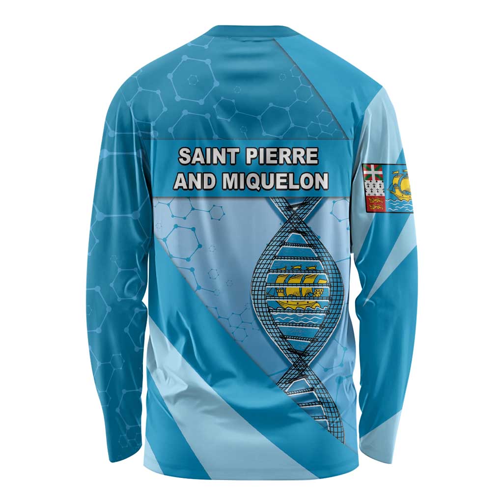 Saint Pierre And Miquelon Is In My DNA Long Sleeve Shirt - Wonder Print Shop