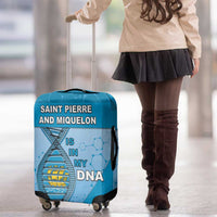 Saint Pierre And Miquelon Is In My DNA Luggage Cover - Wonder Print Shop