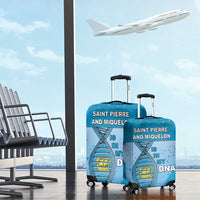 Saint Pierre And Miquelon Is In My DNA Luggage Cover - Wonder Print Shop