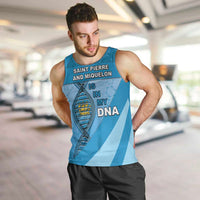 Saint Pierre And Miquelon Is In My DNA Men Tank Top - Wonder Print Shop