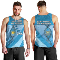 Saint Pierre And Miquelon Is In My DNA Men Tank Top - Wonder Print Shop