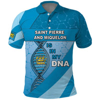 Saint Pierre And Miquelon Is In My DNA Polo Shirt - Wonder Print Shop