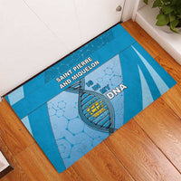 Saint Pierre And Miquelon Is In My DNA Rubber Doormat - Wonder Print Shop