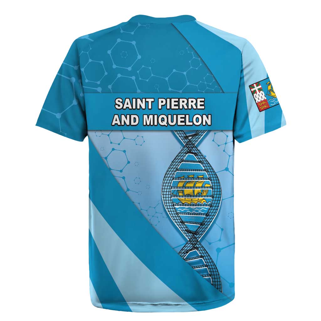 Saint Pierre And Miquelon Is In My DNA Rugby Jersey - Wonder Print Shop