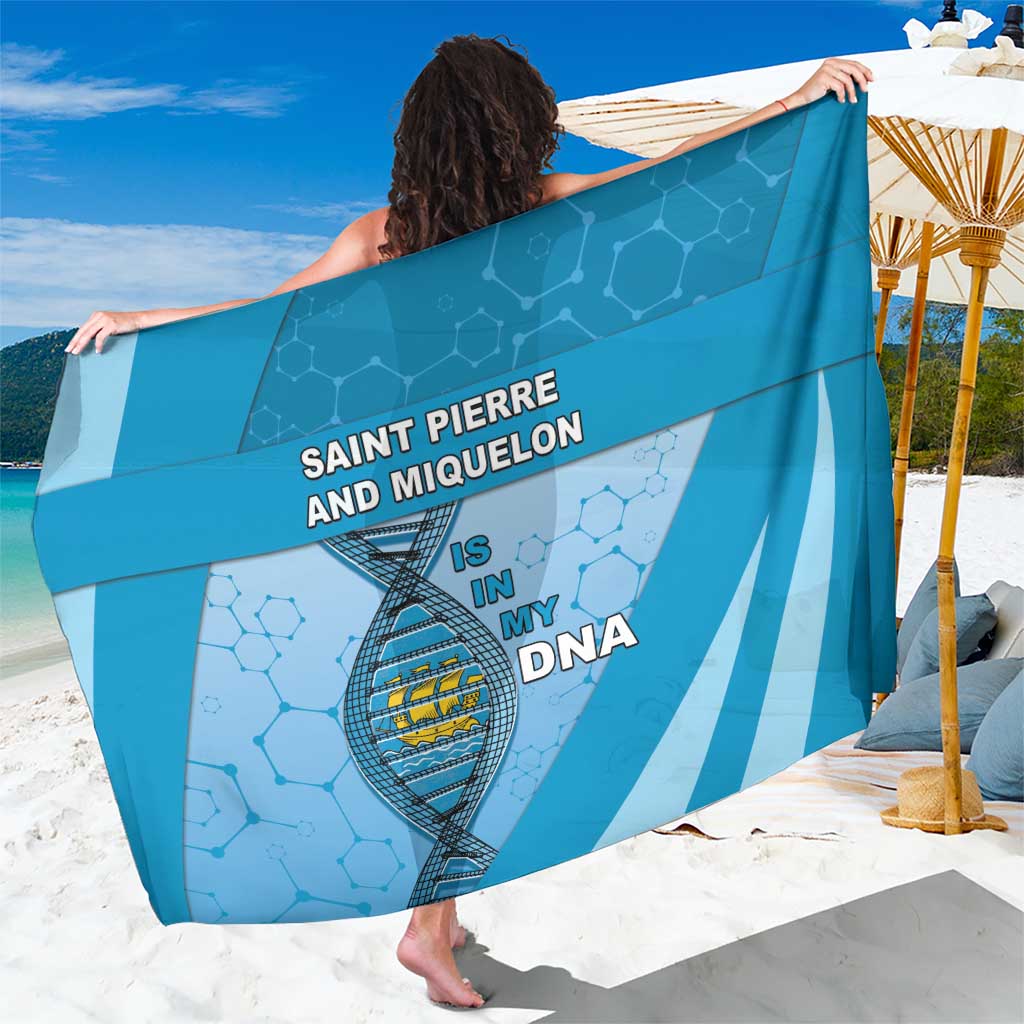 Saint Pierre And Miquelon Is In My DNA Sarong - Wonder Print Shop