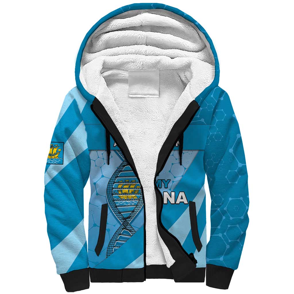 Saint Pierre And Miquelon Is In My DNA Sherpa Hoodie - Wonder Print Shop
