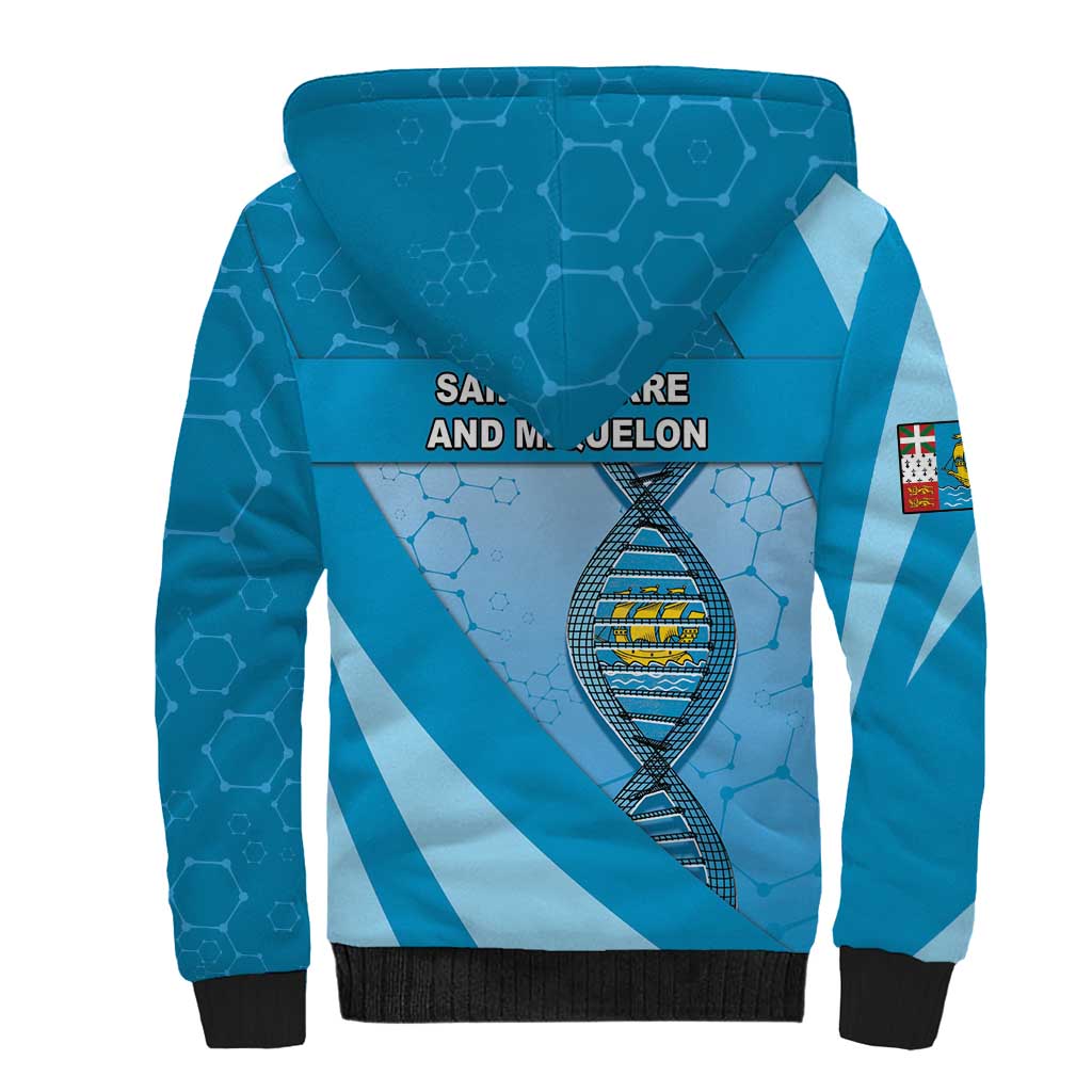 Saint Pierre And Miquelon Is In My DNA Sherpa Hoodie - Wonder Print Shop