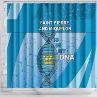 Saint Pierre And Miquelon Is In My DNA Shower Curtain - Wonder Print Shop