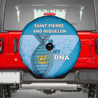 Saint Pierre And Miquelon Is In My DNA Spare Tire Cover - Wonder Print Shop