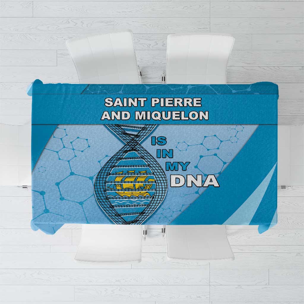 Saint Pierre And Miquelon Is In My DNA Tablecloth - Wonder Print Shop