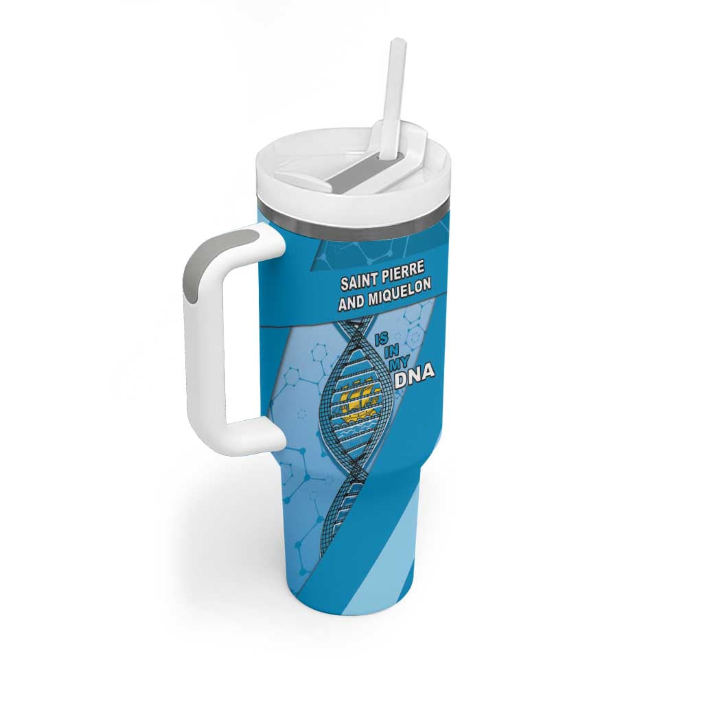 Saint Pierre And Miquelon Is In My DNA Tumbler With Handle - Wonder Print Shop