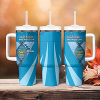 Saint Pierre And Miquelon Is In My DNA Tumbler With Handle - Wonder Print Shop