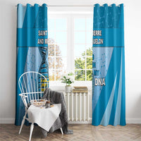 Saint Pierre And Miquelon Is In My DNA Window Curtain - Wonder Print Shop