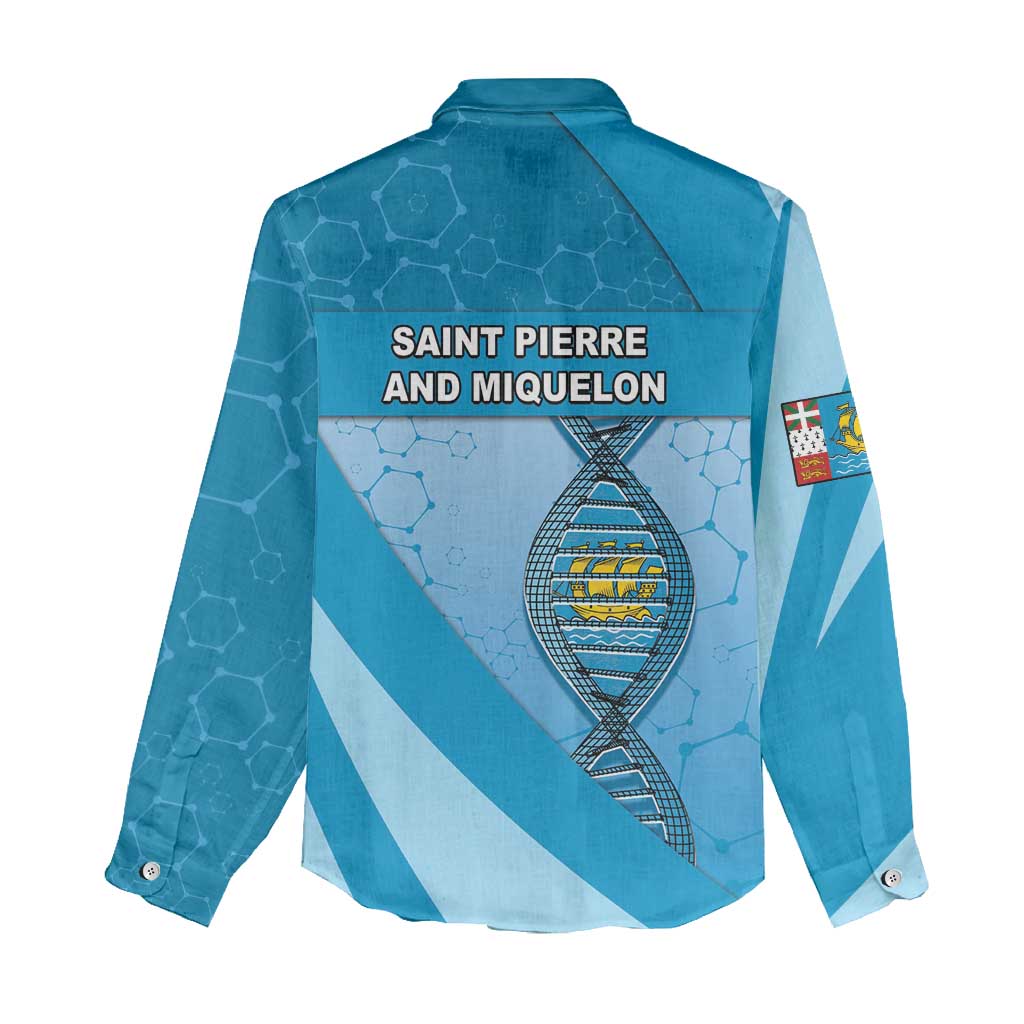 Saint Pierre And Miquelon Is In My DNA Women Casual Shirt - Wonder Print Shop