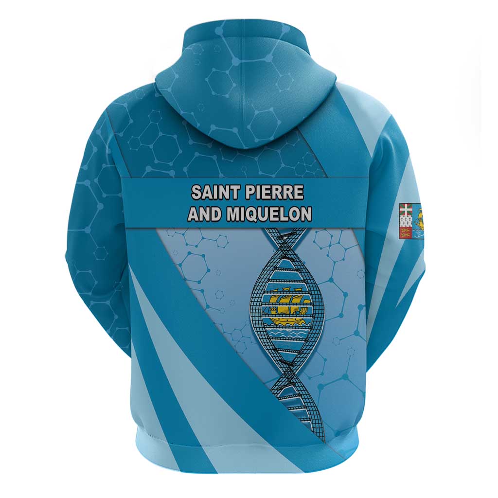 Saint Pierre And Miquelon Is In My DNA Zip Hoodie - Wonder Print Shop