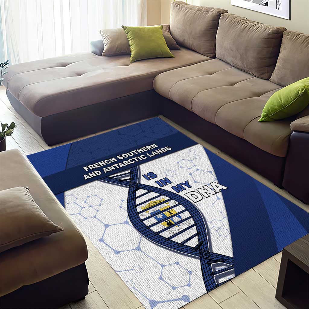 French Southern And Antarctic Lands Is In My DNA Area Rug - Wonder Print Shop