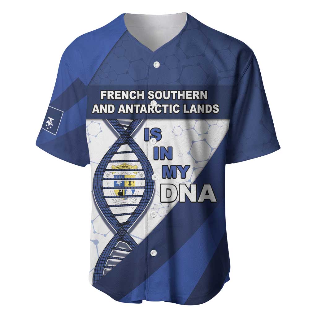 French Southern And Antarctic Lands Is In My DNA Baseball Jersey - Wonder Print Shop