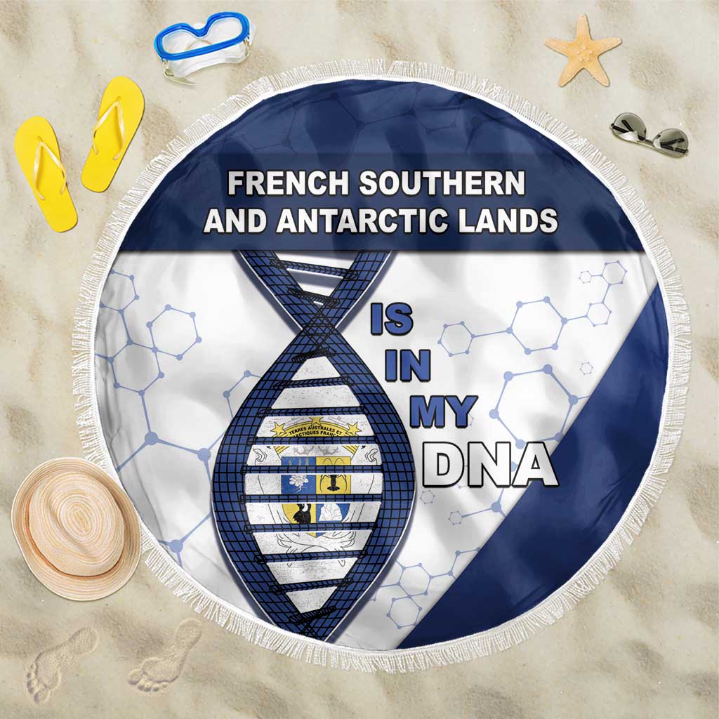 French Southern And Antarctic Lands Is In My DNA Beach Blanket - Wonder Print Shop