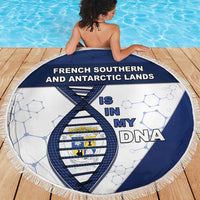 French Southern And Antarctic Lands Is In My DNA Beach Blanket - Wonder Print Shop