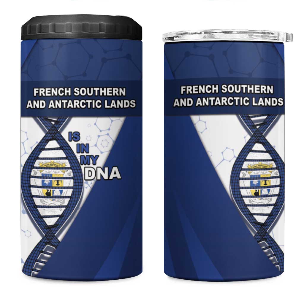 French Southern And Antarctic Lands Is In My DNA 4 in 1 Can Cooler Tumbler - Wonder Print Shop