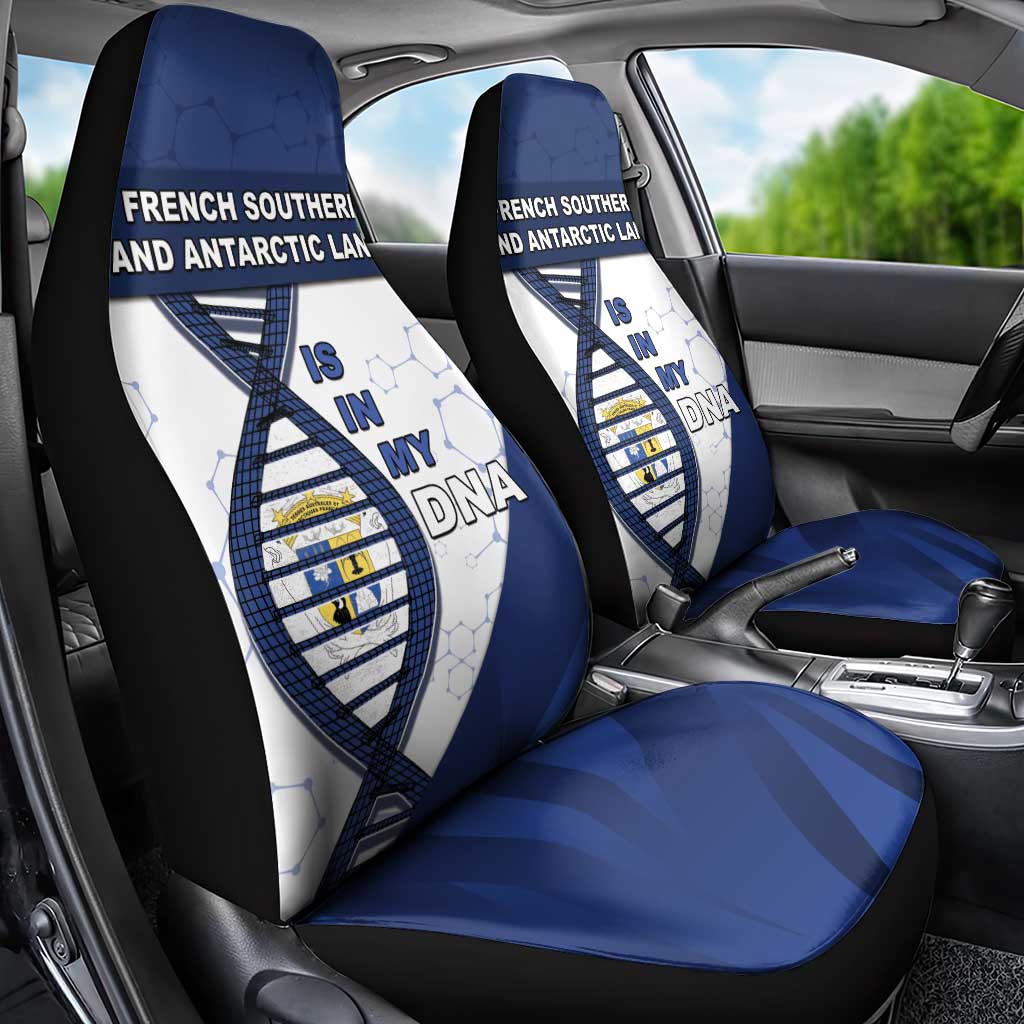 French Southern And Antarctic Lands Is In My DNA Car Seat Cover - Wonder Print Shop