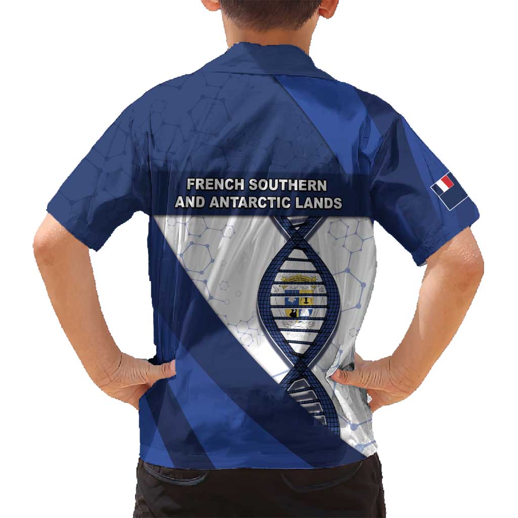 French Southern And Antarctic Lands Is In My DNA Family Matching Long Sleeve Bodycon Dress and Hawaiian Shirt - Wonder Print Shop