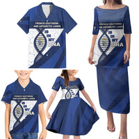French Southern And Antarctic Lands Is In My DNA Family Matching Puletasi and Hawaiian Shirt - Wonder Print Shop