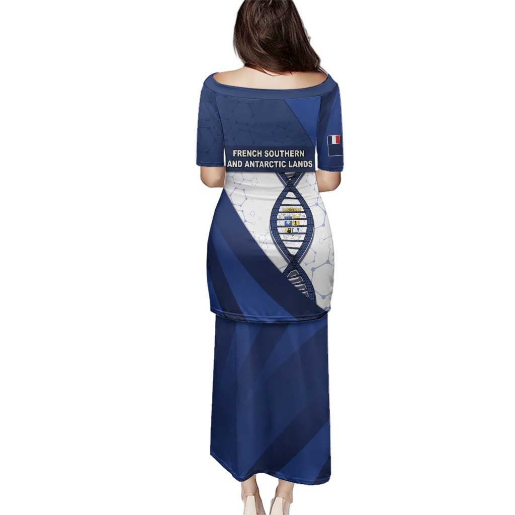 French Southern And Antarctic Lands Is In My DNA Family Matching Puletasi and Hawaiian Shirt - Wonder Print Shop