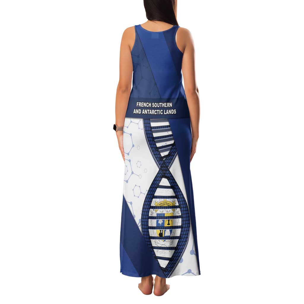 French Southern And Antarctic Lands Is In My DNA Family Matching Tank Maxi Dress and Hawaiian Shirt - Wonder Print Shop