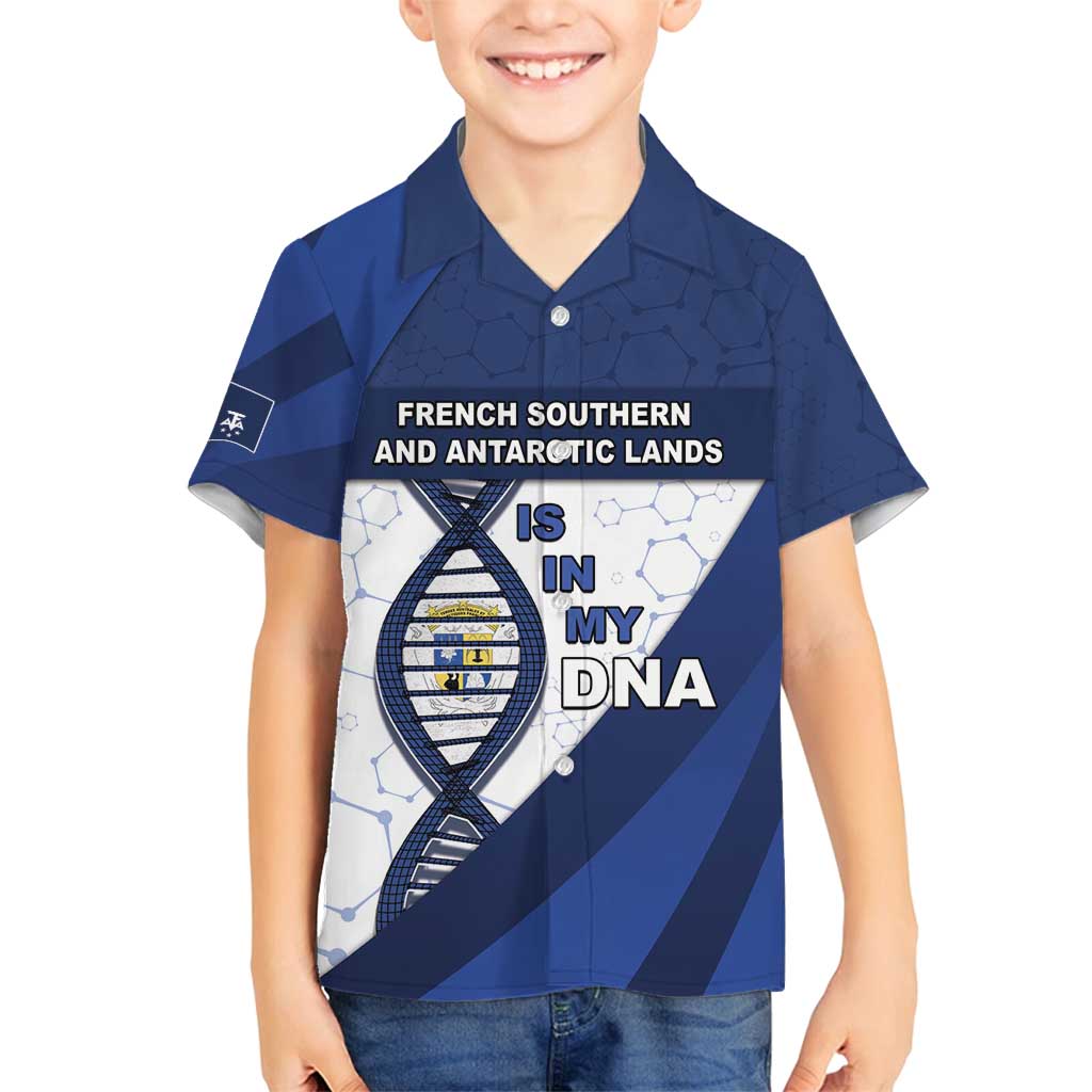 French Southern And Antarctic Lands Is In My DNA Family Matching Tank Maxi Dress and Hawaiian Shirt - Wonder Print Shop