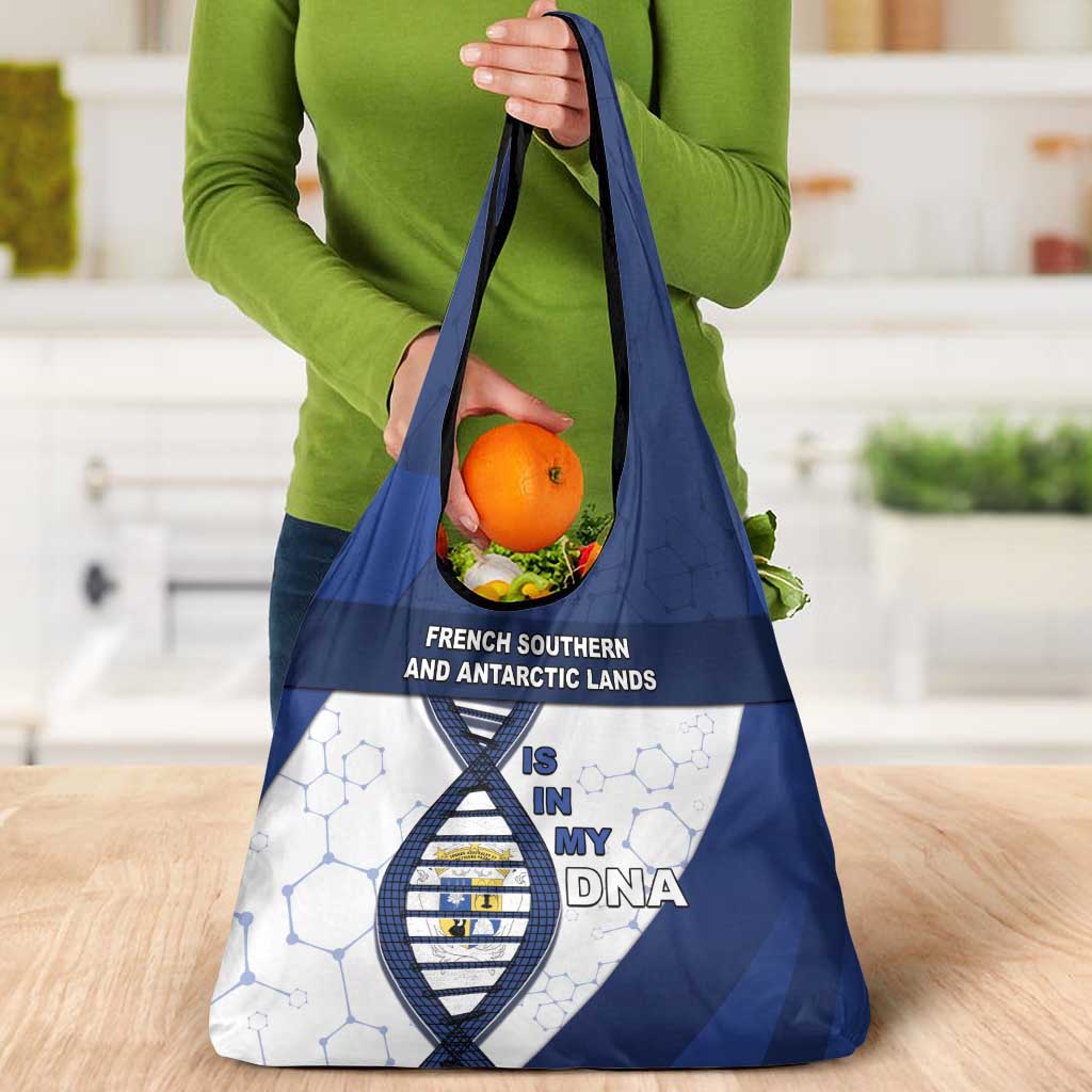 French Southern And Antarctic Lands Is In My DNA Grocery Bag - Wonder Print Shop