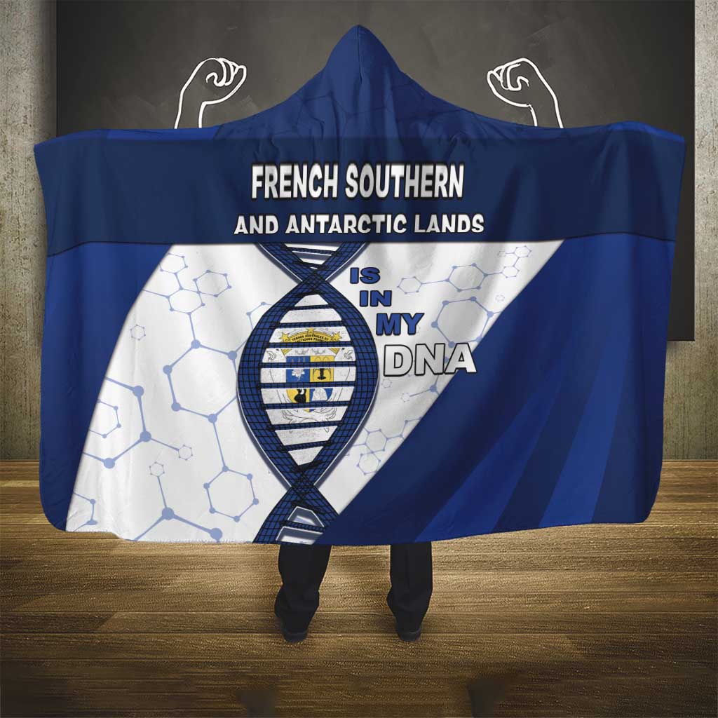 French Southern And Antarctic Lands Is In My DNA Hooded Blanket - Wonder Print Shop