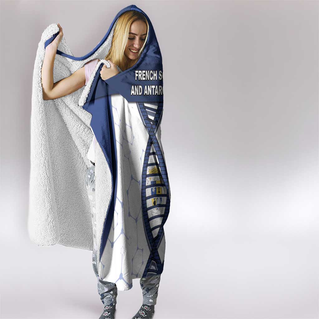 French Southern And Antarctic Lands Is In My DNA Hooded Blanket - Wonder Print Shop