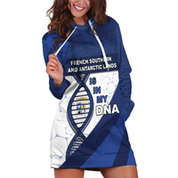 French Southern And Antarctic Lands Is In My DNA Hoodie Dress - Wonder Print Shop