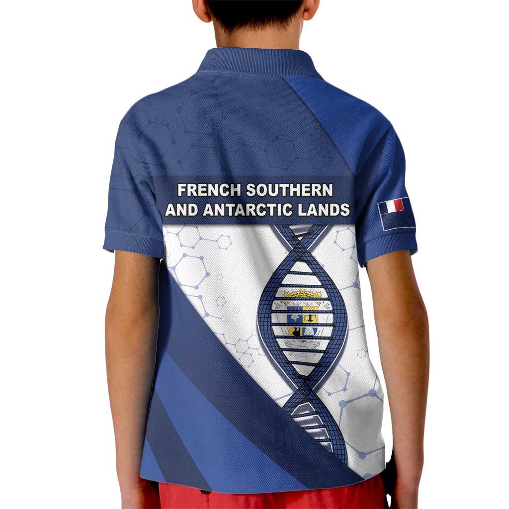 French Southern And Antarctic Lands Is In My DNA Kid Polo Shirt - Wonder Print Shop