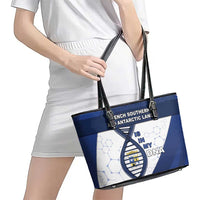 French Southern And Antarctic Lands Is In My DNA Leather Tote Bag - Wonder Print Shop
