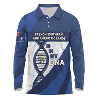 French Southern And Antarctic Lands Is In My DNA Long Sleeve Polo Shirt - Wonder Print Shop