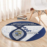 French Southern And Antarctic Lands Is In My DNA Round Carpet - Wonder Print Shop