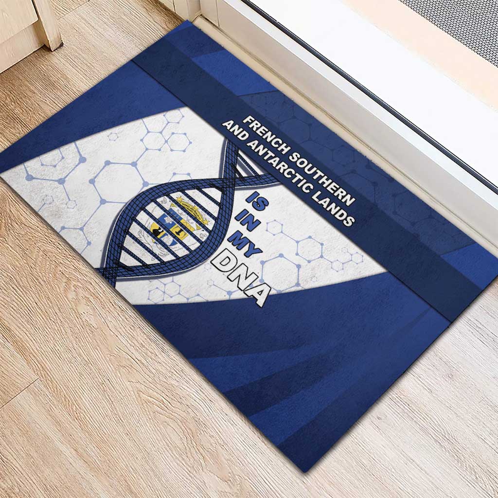French Southern And Antarctic Lands Is In My DNA Rubber Doormat - Wonder Print Shop