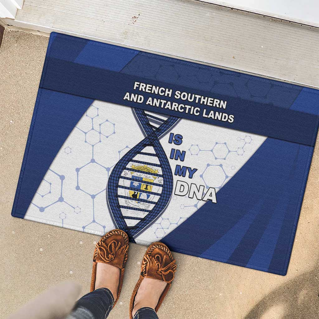 French Southern And Antarctic Lands Is In My DNA Rubber Doormat - Wonder Print Shop