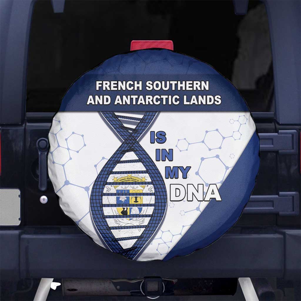 French Southern And Antarctic Lands Is In My DNA Spare Tire Cover - Wonder Print Shop