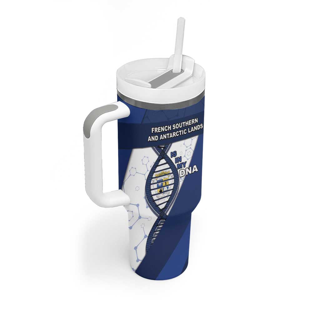 French Southern And Antarctic Lands Is In My DNA Tumbler With Handle - Wonder Print Shop