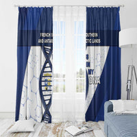 French Southern And Antarctic Lands Is In My DNA Window Curtain - Wonder Print Shop