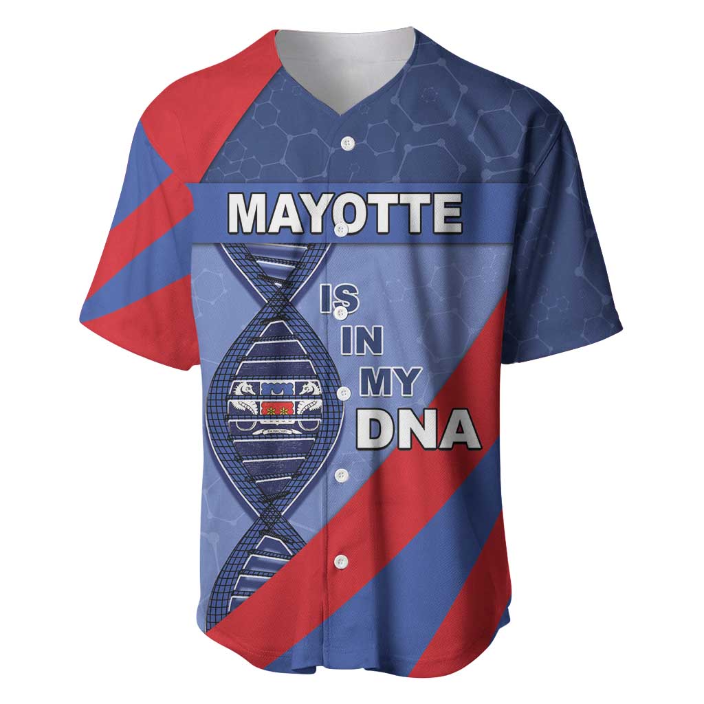 Mayotte Is In My DNA Baseball Jersey - Wonder Print Shop
